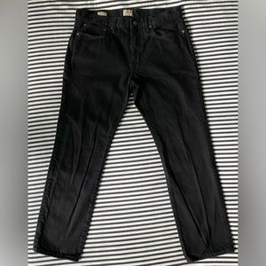 Men Jcrew Black Jeans.  Waist 33 and Length 30